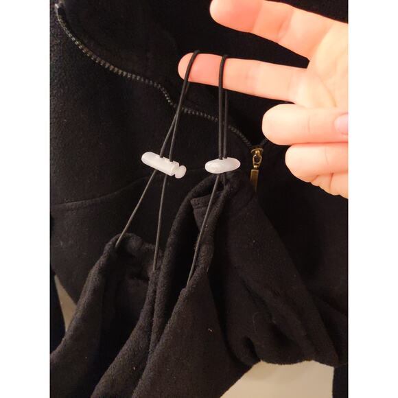 Vintage NEW ENGLAND PATRIOTS Black Fleece Pullover XL 1/4 Zip 90s NFL Retro - Picture 7 of 11